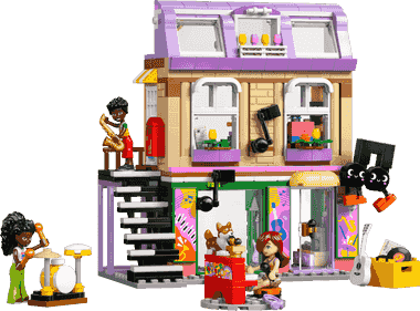 LEGO® Friends Obchod s hudobninami a byt
