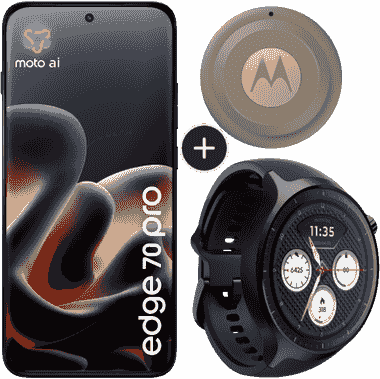 Motorola Edge 70 Pro + Motorola Moto Watch a Moto Tag 2
